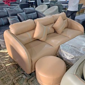 Thanh Lý Sofa Da Kèm Đôn Tròn Mới 99% (Nhiều Màu) 6