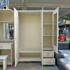 Tủ Quần Áo Gỗ 1M4x2M MDF Lõi Xanh Mới 99% 4 Tủ Quần Áo Gỗ 1M4x2M MDF Lõi Xanh Mới 99% 8