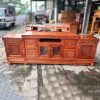 Kệ tivi gỗ chạm hoa văn