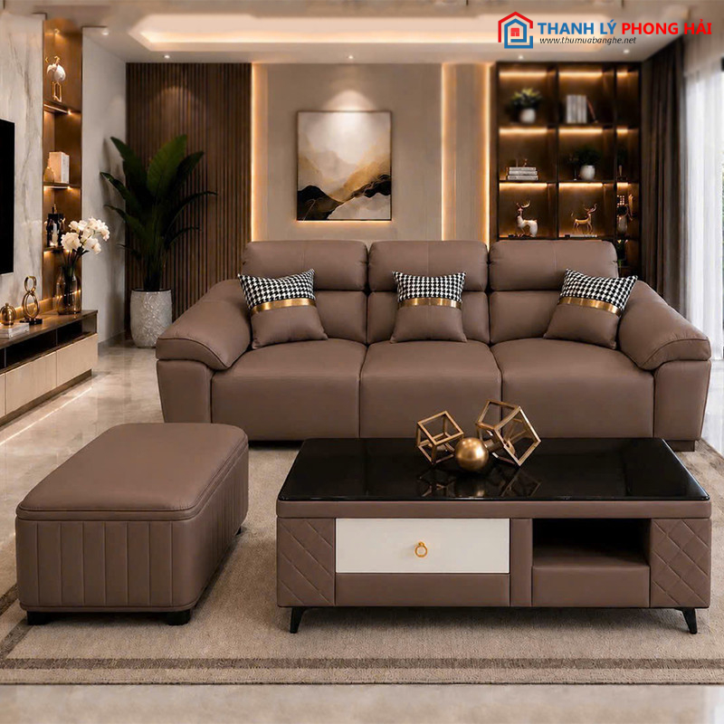 Thanh Lý Bộ Sofa Góc L Bọc Da Mới 99% (Nhiều Màu) sofa-goc-l-boc-da-1 Thanh Lý Bộ Sofa Góc L Bọc Da Mới 99% (Nhiều Màu)