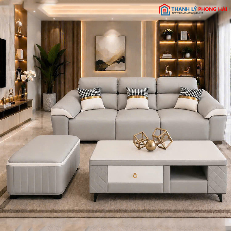Thanh Lý Bộ Sofa Góc L Bọc Da Mới 99% (Nhiều Màu) sofa-goc-l-boc-da-4 Thanh Lý Bộ Sofa Góc L Bọc Da Mới 99% (Nhiều Màu)