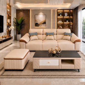 Thanh Lý Bộ Sofa Góc L Bọc Da Mới 99% (Nhiều Màu) 2 Thanh Lý Bộ Sofa Góc L Bọc Da Mới 99% (Nhiều Màu) 7