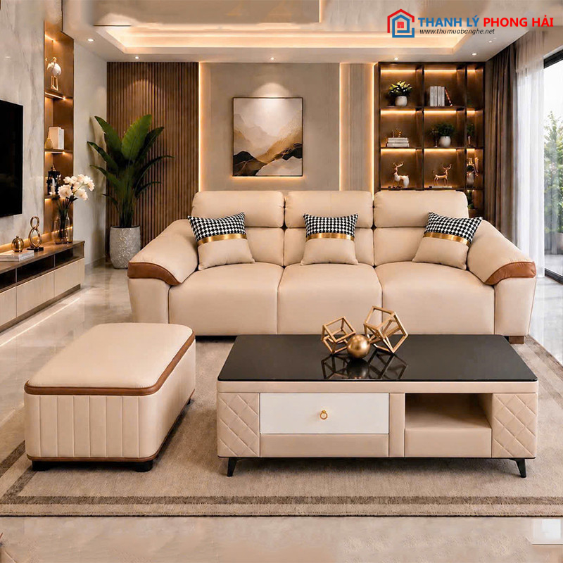 Thanh Lý Bộ Sofa Góc L Bọc Da Mới 99% (Nhiều Màu) sofa-goc-l-boc-da-5 Thanh Lý Bộ Sofa Góc L Bọc Da Mới 99% (Nhiều Màu)