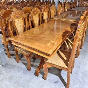 Thanh Lý Bộ Bàn Ăn Vuông 8 Ghế Gỗ Mới 99% 3 Thanh Lý Bộ Bàn Ăn Vuông 8 Ghế Gỗ Mới 99% 4
