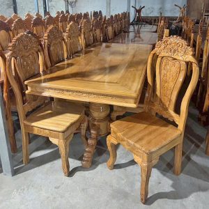 Thanh Lý Bộ Bàn Ăn Vuông 8 Ghế Gỗ Mới 99% 1 Thanh Lý Bộ Bàn Ăn Vuông 8 Ghế Gỗ Mới 99% 3