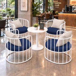 Thanh Lý Bộ Bàn Ghế Cafe Tròn 4 Ghế Mới 99% 16 Thanh Lý Bộ Bàn Ghế Cafe Tròn 4 Ghế Mới 99% 31