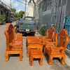 Bộ salon tay 12 hoa lá tây