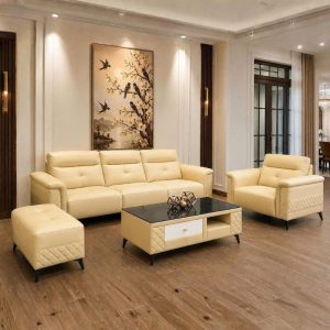 Thanh Lý Bộ Sofa Da Kèm Ghế Đơn Và Đôn Ngồi Mới 99 4 Thanh Lý Bộ Sofa Da Kèm Ghế Đơn Và Đôn Ngồi Mới 99 12