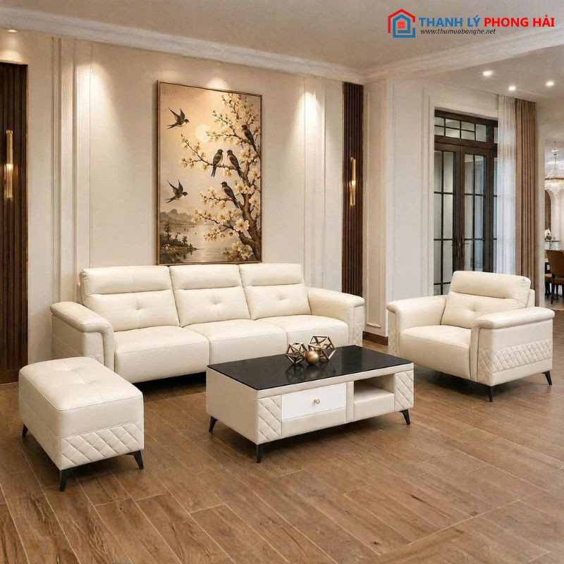 Thanh Lý Bộ Sofa Da Kèm Ghế Đơn Và Đôn Ngồi Mới 99 bo-sofa-da-4 Thanh Lý Bộ Sofa Da Kèm Ghế Đơn Và Đôn Ngồi Mới 99