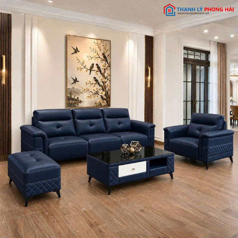 Thanh Lý Bộ Sofa Da Kèm Ghế Đơn Và Đôn Ngồi Mới 99 bo-sofa-da-8 Thanh Lý Bộ Sofa Da Kèm Ghế Đơn Và Đôn Ngồi Mới 99