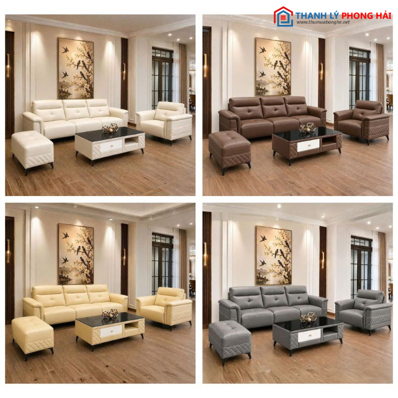 bo sofa da Bộ sofa da