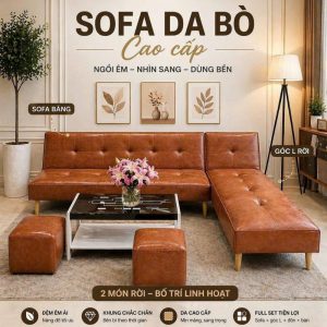 Thanh Lý Bộ Sofa Góc L Kèm Đôn Mới 99% 9 Thanh Lý Bộ Sofa Góc L Kèm Đôn Mới 99% 17