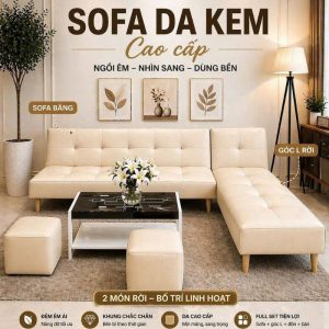 Thanh Lý Bộ Sofa Góc L Kèm Đôn Mới 99% 3 Thanh Lý Bộ Sofa Góc L Kèm Đôn Mới 99% 11