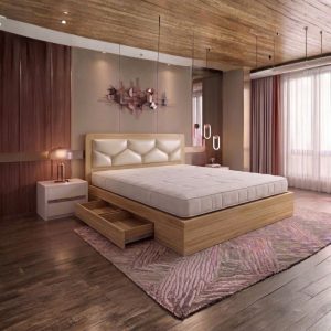 Thanh Lý Giường Ngủ Bọc Nệm Có Hộc Mới 99% 25