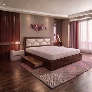 Thanh Lý Giường Ngủ Bọc Nệm Có Hộc Mới 99% 28