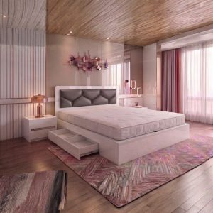 Thanh Lý Giường Ngủ Bọc Nệm Có Hộc Mới 99% 29