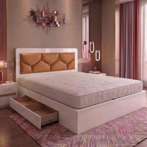 Thanh Lý Giường Ngủ Bọc Nệm Có Hộc Mới 99% 17