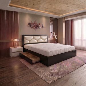 Thanh Lý Giường Ngủ Bọc Nệm Có Hộc Mới 99% 18
