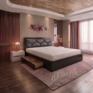 Thanh Lý Giường Ngủ Bọc Nệm Có Hộc Mới 99% 19