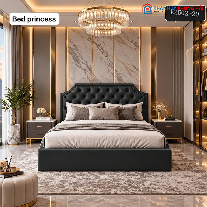 Thanh Lý Giường Ngủ Đầu Nệm Chần Nút Mới 99% (Nhiều Màu) giuong-ngu-cong-chua-4 Thanh Lý Giường Ngủ Đầu Nệm Chần Nút Mới 99% (Nhiều Màu)