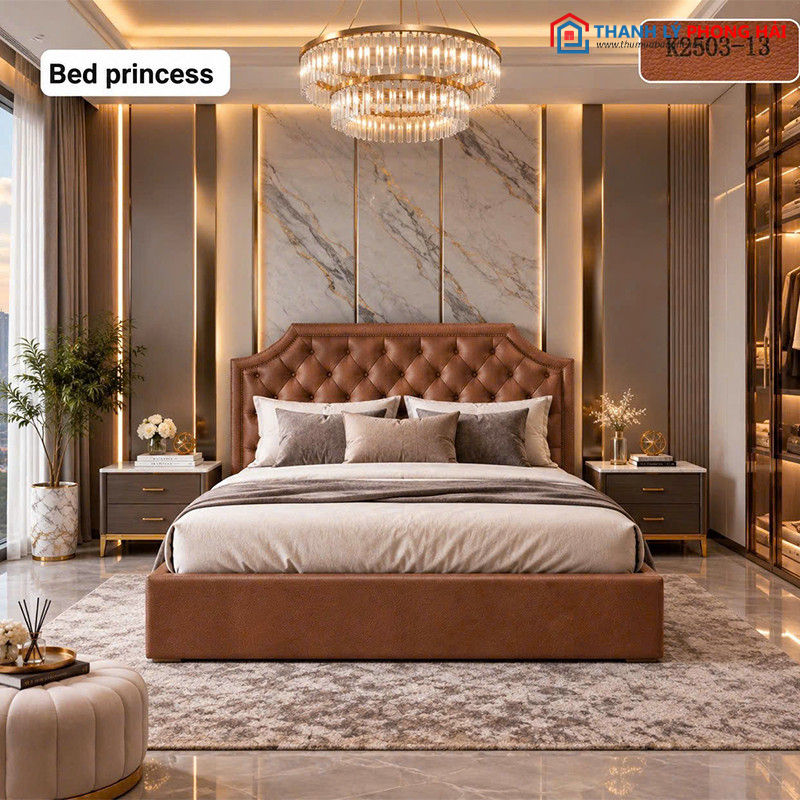 Thanh Lý Giường Ngủ Đầu Nệm Chần Nút Mới 99% (Nhiều Màu) giuong-ngu-cong-chua-6 Thanh Lý Giường Ngủ Đầu Nệm Chần Nút Mới 99% (Nhiều Màu)