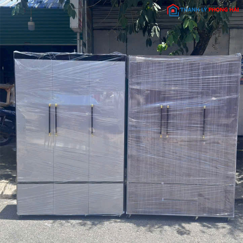 Thanh Lý Tủ Quần Áo Nhựa 3 Cánh Mới 99% tu-quan-ao-3-canh-1 Thanh Lý Tủ Quần Áo Nhựa 3 Cánh Mới 99%