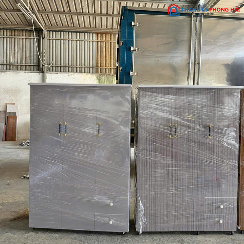 tu quan ao 3 canh (3) Thanh Lý Tủ Quần Áo Nhựa 3 Cánh Mới 99% 1