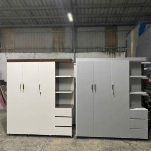 Thanh Lý Tủ Quần Áo Nhựa 3 Cánh Kèm Kệ Mới 99% 5