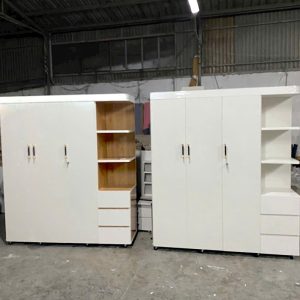 Thanh Lý Tủ Quần Áo Nhựa 3 Cánh Kèm Kệ