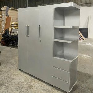 Thanh Lý Tủ Quần Áo Nhựa 3 Cánh Kèm Kệ Mới 99% 7