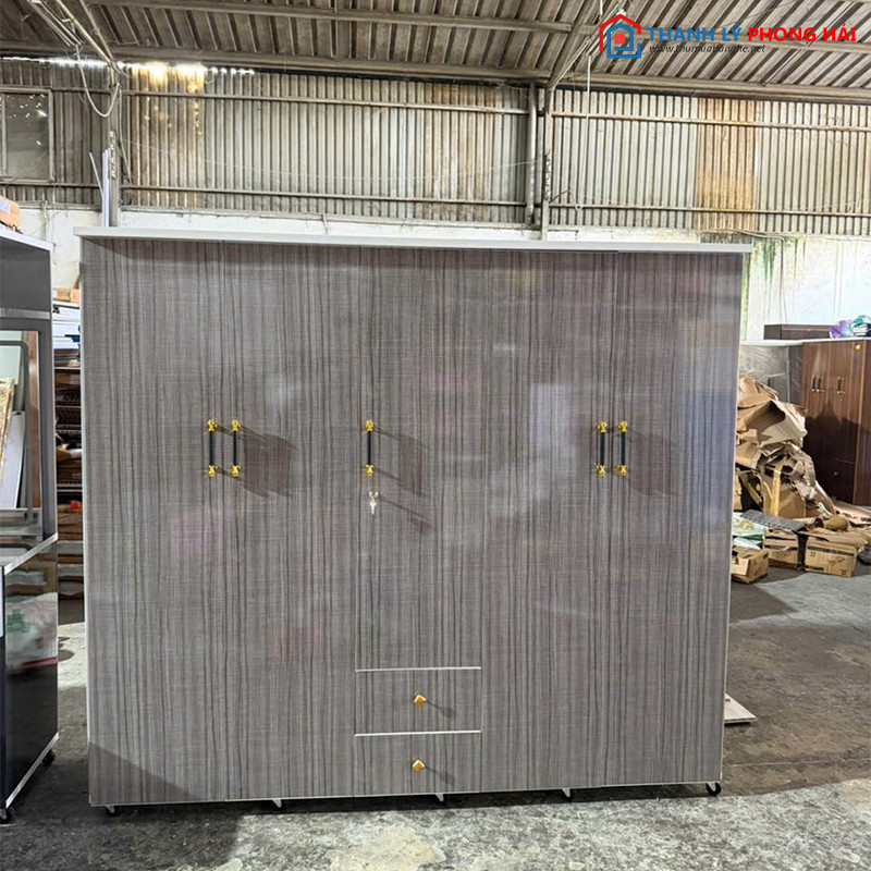 Thanh Lý Tủ Quần Áo Nhựa 5 Cánh Có Hộc Mới 99% tu-quan-ao-5-canh-3 Thanh Lý Tủ Quần Áo Nhựa 5 Cánh Có Hộc Mới 99%