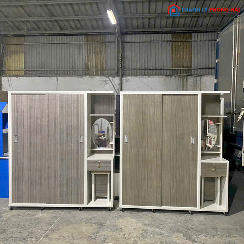 Thanh Lý Tủ Quần Áo Nhựa Cửa Lùa Kèm Bàn Phấn Mới 99% tu-quan-ao-cua-lua-kem-ke Thanh Lý Tủ Quần Áo Nhựa Cửa Lùa Kèm Bàn Phấn Mới 99%