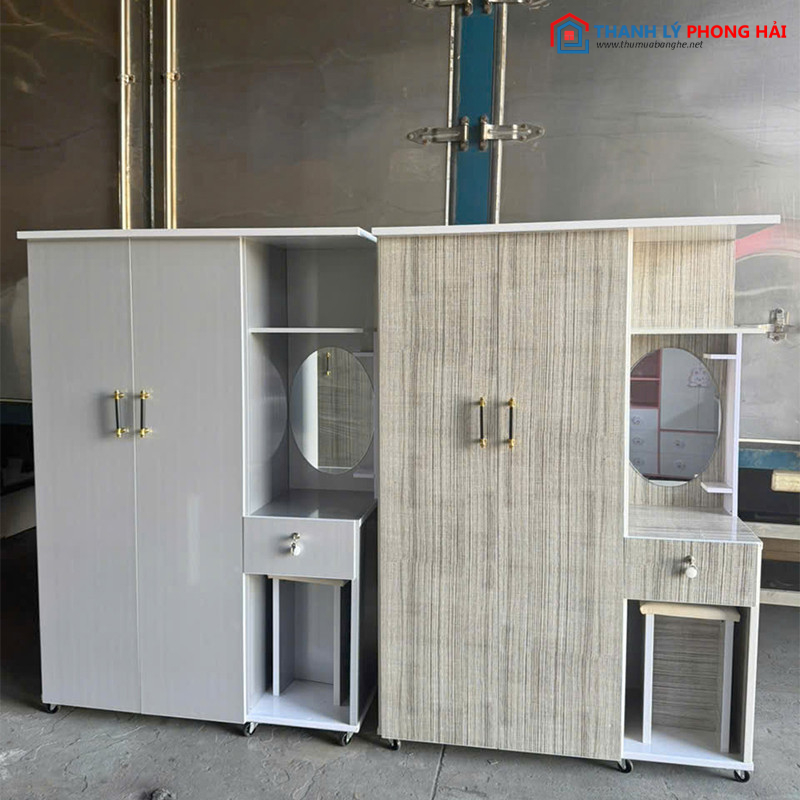 Thanh Lý Tủ Quần Áo Nhựa 2 Cánh Kèm Bàn Phấn tu-quan-ao-nhua-2-canh-kem-ban-phan-2 Thanh Lý Tủ Quần Áo Nhựa 2 Cánh Kèm Bàn Phấn