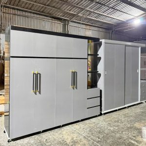 Thanh Lý Tủ Quần Áo Nhựa 4 Cánh Kèm Kệ Mới 99% 11