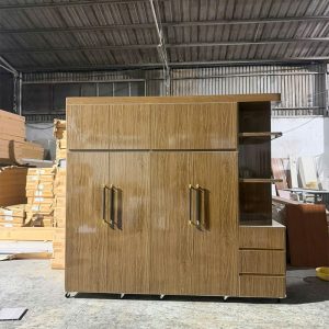 Thanh Lý Tủ Quần Áo Nhựa 4 Cánh Kèm Kệ Mới 99% 8