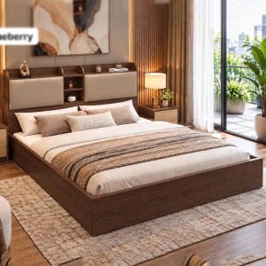 Thanh Lý Giường Ngủ Bọc Nệm Có Kệ Mới 99% 9