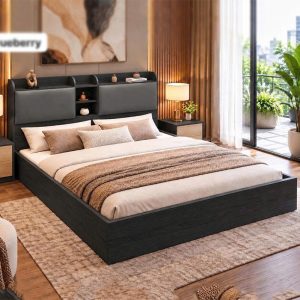 Thanh Lý Giường Ngủ Bọc Nệm Có Kệ Mới 99% 10