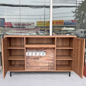Thanh Lý Kệ Tivi Kiểu Lò Sưởi Gỗ Mới 99% 4