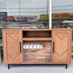 Thanh Lý Kệ Tivi Kiểu Lò Sưởi Gỗ