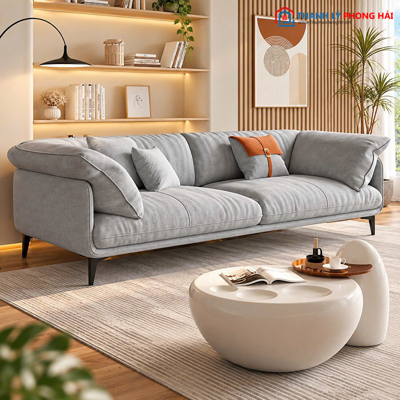 Thanh Lý Sofa 3 Chỗ Ngồi Bọc Vải Mới 99% (Nhiều Màu) sofa-2-cho-lung-thap-4 Thanh Lý Sofa 3 Chỗ Ngồi Bọc Vải Mới 99% (Nhiều Màu)