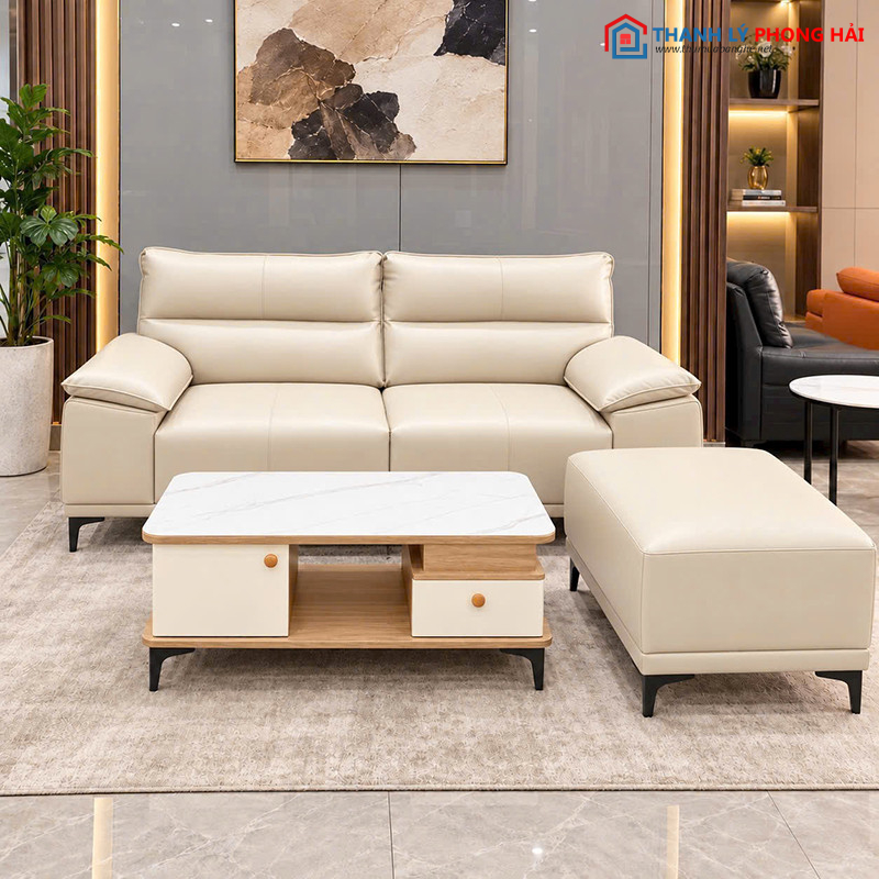 Thanh Lý Bộ Sofa Hai Chỗ Có Đôn Rời Mới 99% sofa-2-cho-ngoi Thanh Lý Bộ Sofa Hai Chỗ Có Đôn Rời Mới 99%