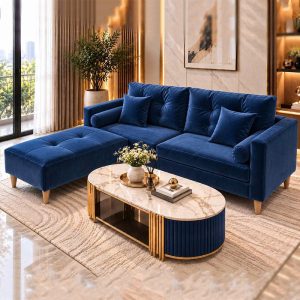 Thanh Lý Sofa Góc L Lưng Tựa Rút Nút (Nhiều Màu) 2 Thanh Lý Sofa Góc L Lưng Tựa Rút Nút (Nhiều Màu) 10
