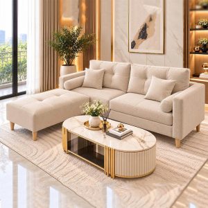 Thanh Lý Sofa Góc L Lưng Tựa Rút Nút (Nhiều Màu) 4 Thanh Lý Sofa Góc L Lưng Tựa Rút Nút (Nhiều Màu) 12
