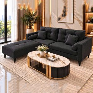 Thanh Lý Sofa Góc L Lưng Tựa Rút Nút (Nhiều Màu) 3 Thanh Lý Sofa Góc L Lưng Tựa Rút Nút (Nhiều Màu) 11