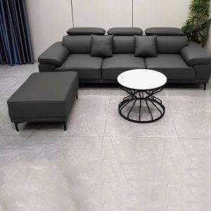 Thanh Lý Sofa Da Góc L Có Đôn Rời Mới 99% 7