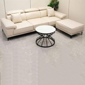 Thanh Lý Sofa Da Góc L Có Đôn Rời Mới 99% 6
