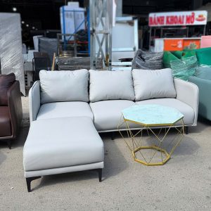 Thanh Lý Sofa Da Góc L Tặng Kèm Bàn Mới 99% 6