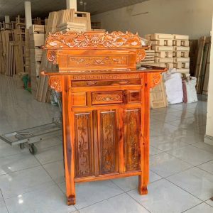 Thanh Lý Tủ Thờ Gỗ Tràm 2 Tầng Mới 99% 11
