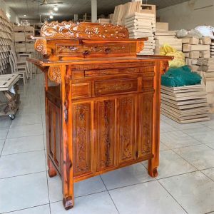 Thanh Lý Tủ Thờ Gỗ Tràm 2 Tầng Mới 99% 10