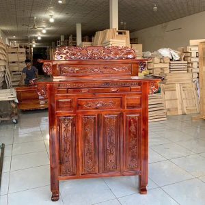 Thanh Lý Tủ Thờ Gỗ Tràm 2 Tầng Mới 99% 9